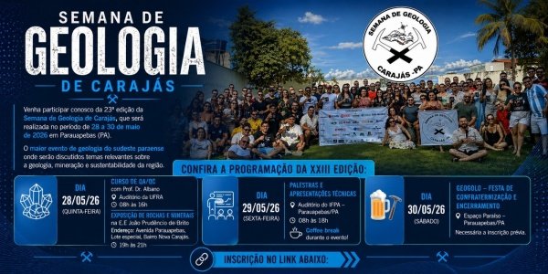 Imagem do evento Confraternização XXIII Semana de Geologia de Carajás