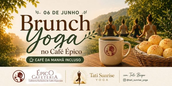 Imagem do evento Brunch & Yoga no Café Épico
