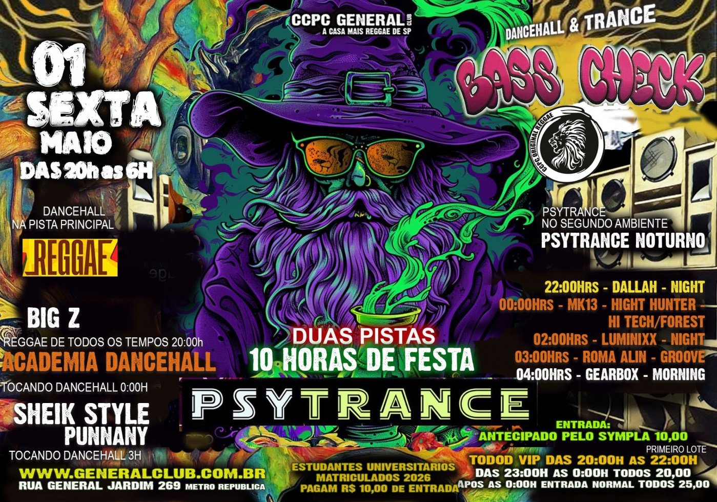 CCPC SEXTA 01 de MAIO - 10 HORAS DE FESTA - DANCEHALL RAGAMUFFIN e