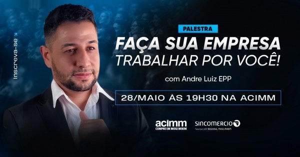 Imagem do evento Palestra com Andre Luiz EPP
