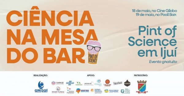 Imagem do evento Pint of Science dia 18/05