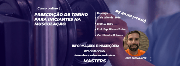 Imagem do evento Prescrição de Treino Para Iniciantes na Musculação