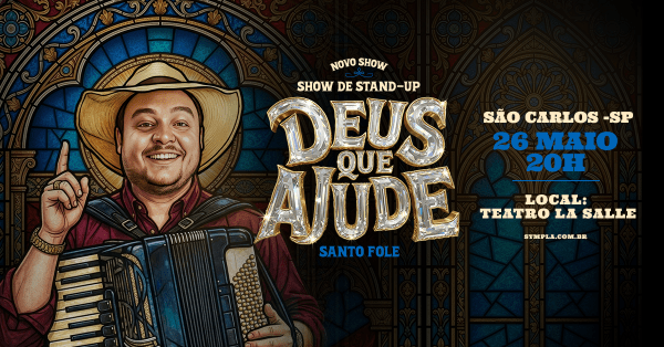 Imagem do evento Santo Fole em São Carlos/SP - Novo Show "Deus que Ajude"