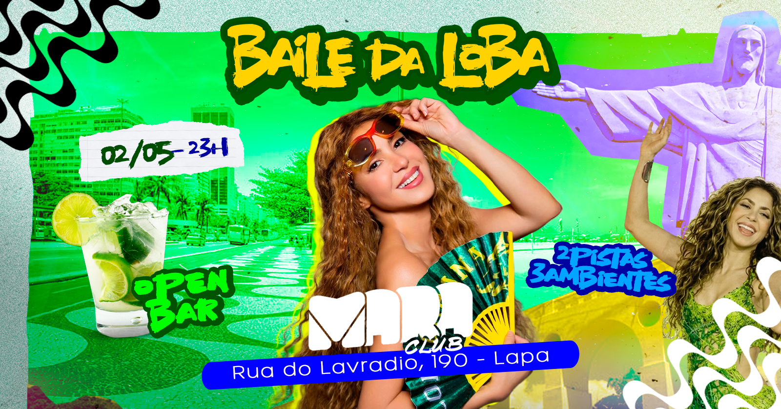 Mara Club | Baile da Loba (OPEN BAR) | Sábado 02 de abril - 23h