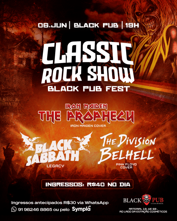 Imagem do evento Classic Rock Black Pub Fest