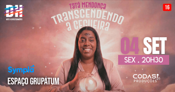 Imagem do evento Tatá Mendonça em "Transcendendo a Cegueira" - Betim