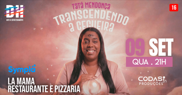 Imagem do evento Tata Mendonça em "Transcendendo a Cegueira" - Rio das Ostras