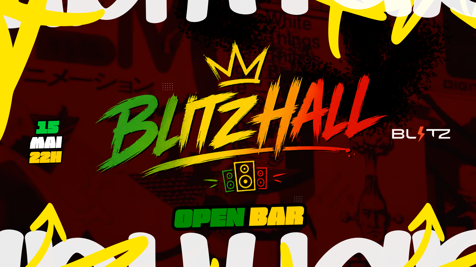 BLITZ HALL - O OPEN BAR COM FUNK HALL
