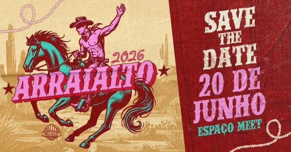Imagem do evento ARRAIALTO 2026 - 20/06 @ Espaço Meet