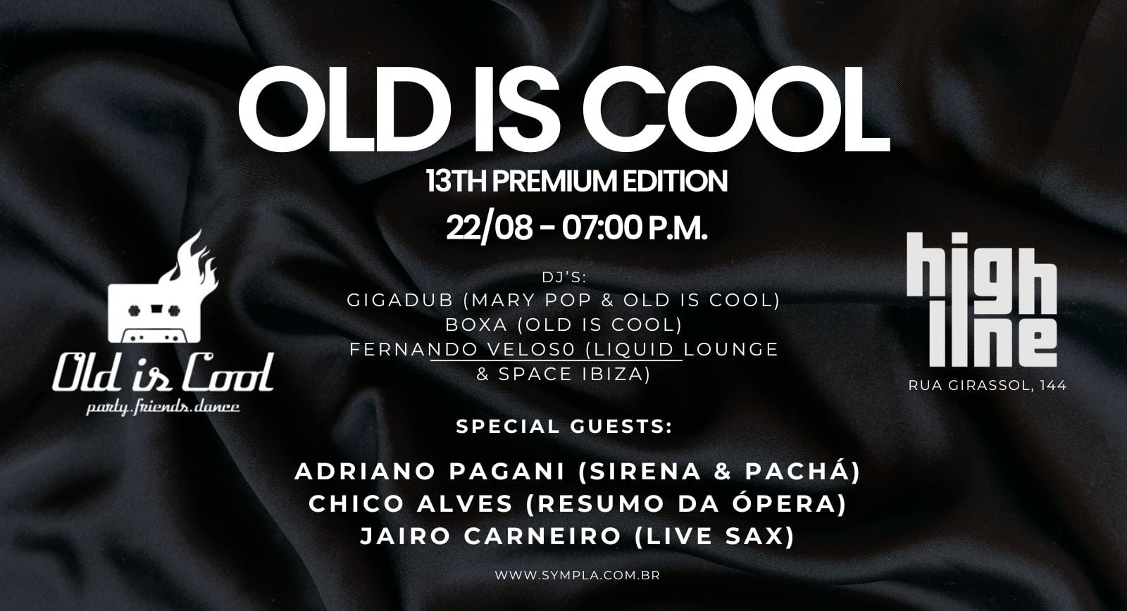 Old is Cool party.friends.dance 13th Edition - São Paulo, SP