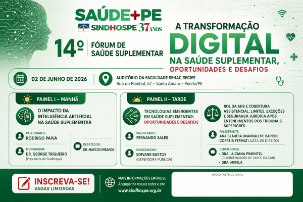 Imagem do evento 14º Fórum de Saúde Suplementar -  "A Transformação Digital na Saúde Suplementar"