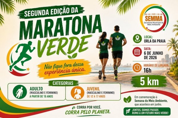 Imagem do evento SEGUNDA EDIÇÃO DA MARATONA VERDE