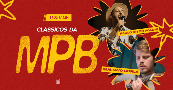 Imagem do evento Clássicos da MPB com Paulo Vitor Poloni + Gustavo Gorla