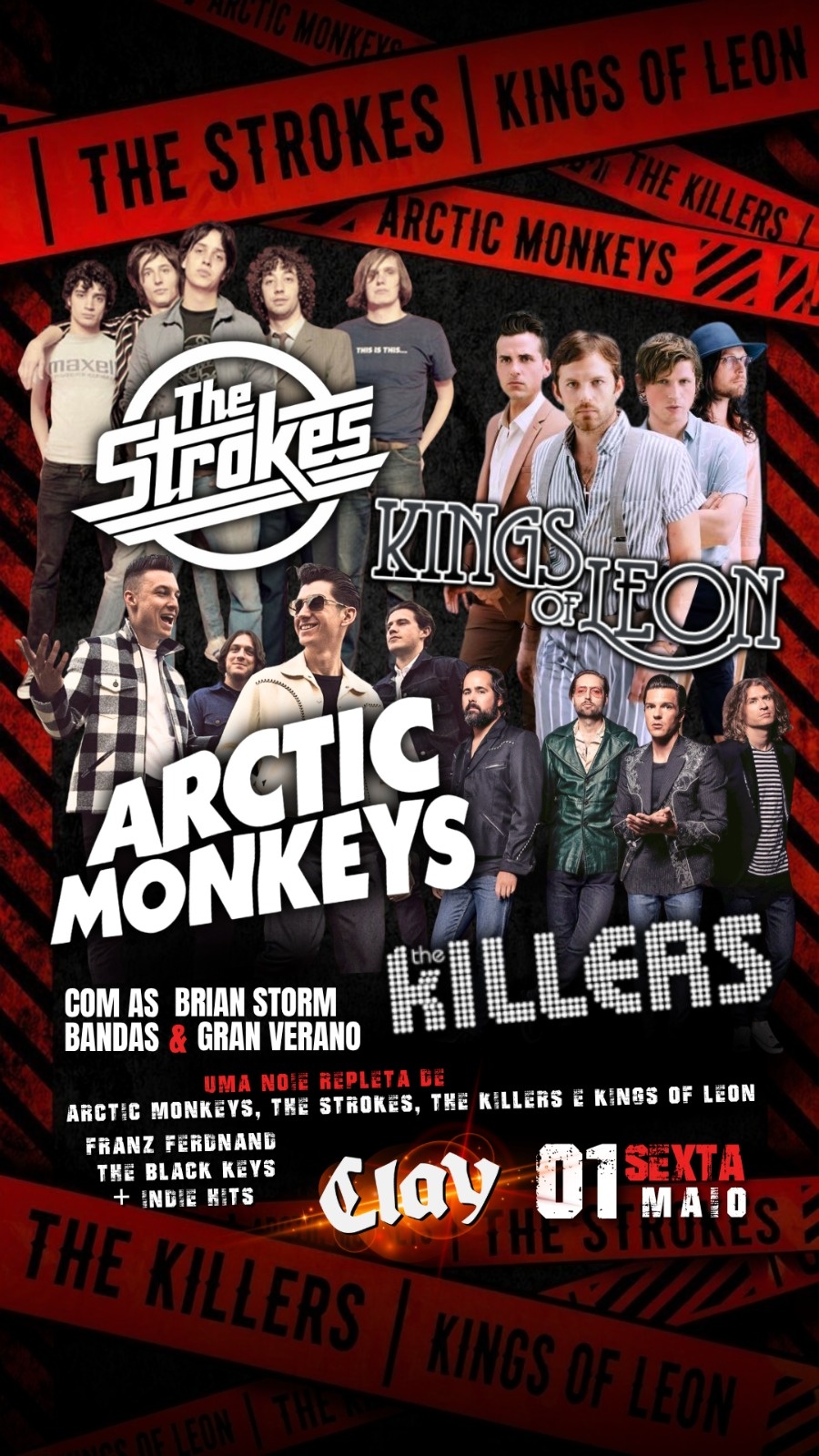 ARCTIC MONKEYS + KILLERS + KING OF LION + INDIE ROCK I SEXTA | 01/05