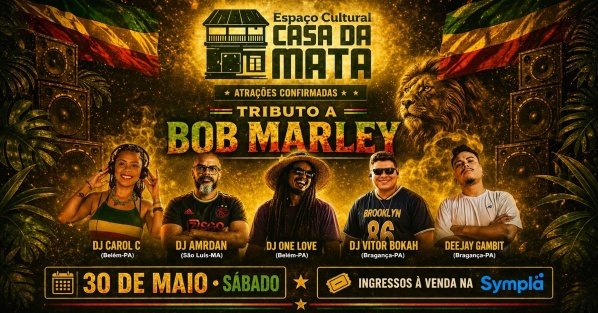 Imagem do evento Tributo a Bob Marley - Bragança, PA