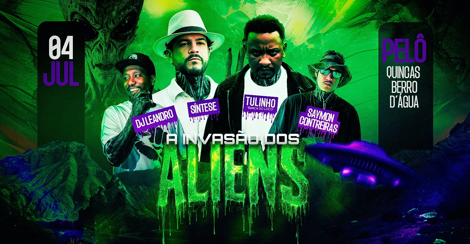 LICENÇA PRA CHEGAR - A INVASÃO DOS ALIENS - Salvador, BA
