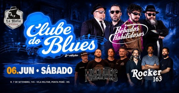 Imagem do evento Clube do Blues - 3ª edição