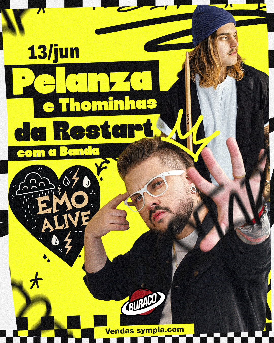 Pelanza e Thominhas + Banda Emo Alive - Itapetininga, SP