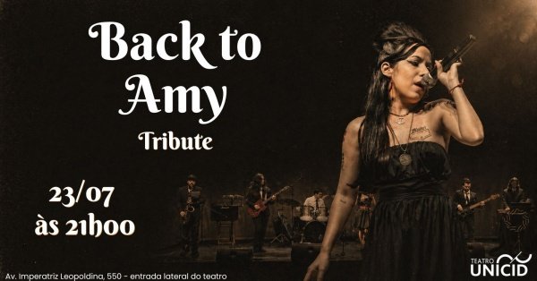 Back to Amy - Tribute em São Paulo - Sympla