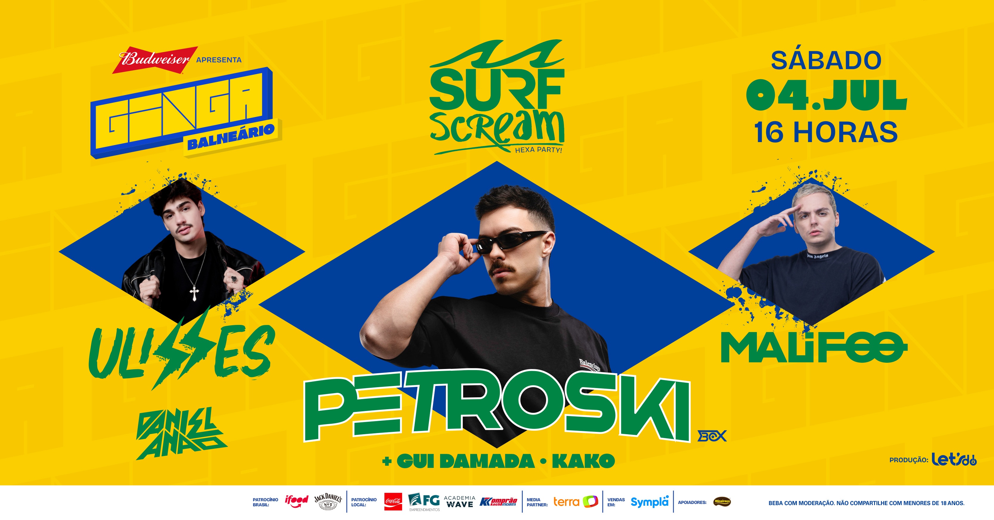 Ginga Bc 4 DE JULHO - SURF SCREAM Ed DA GINGA com PETROSKI - Balneário Camboriú, SC