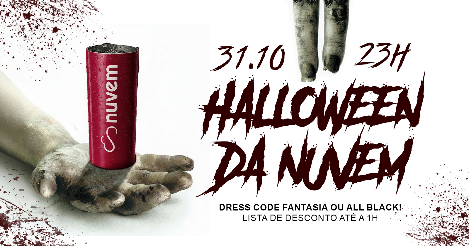 Halloween da Nuvem À FANTASIA - 31/10 - Porto Alegre, RS