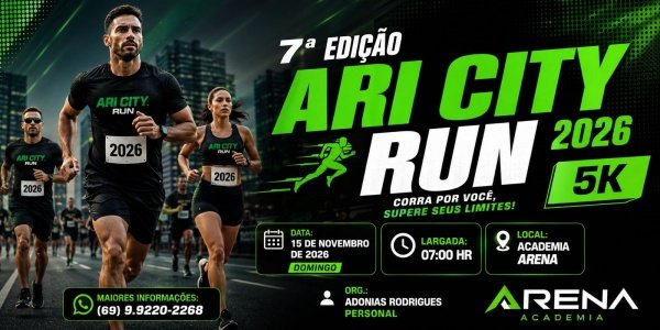 Imagem do evento 7ª EDIÇÃO ARI CITY RUN-5K