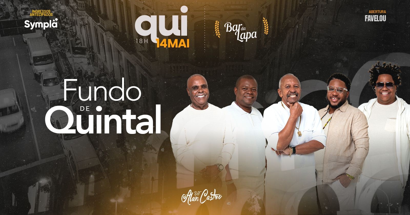 Fundo de Quintal no Bar da Lapa em Rio de Janeiro