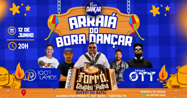 Imagem do evento ARRAIÁ DO BORA DANÇAR