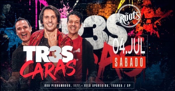 Imagem do evento Três Caras - Rock Hits