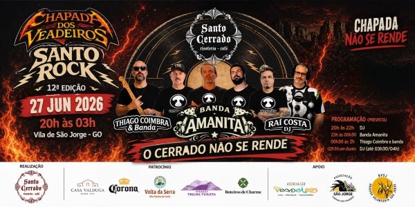Imagem do evento Santo Rock - 12o Edição
