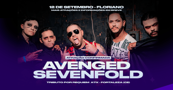Imagem do evento Rock Fest - 12 de Setembro - Avenged Sevenfold Tributo