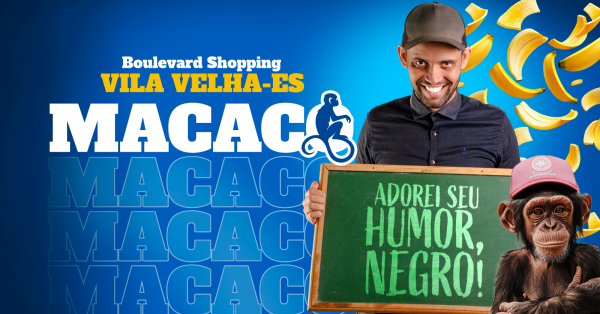 Imagem do evento Adorei seu humor, Negro! Com Macaco.