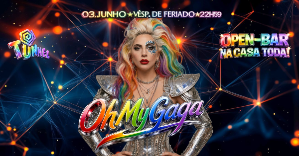 Imagem do evento 03-06 OhMyGaga PRIDE  *OPEN BAR*