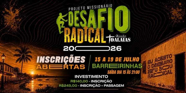 Imagem do evento DESAFIO RADICAL 2026