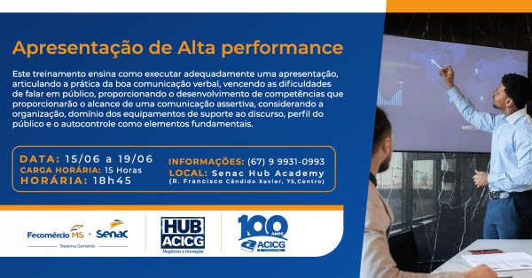 Imagem do evento Apresentação de Alta Performance