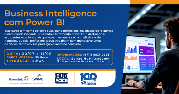Imagem do evento Business Intelligence com Power BI