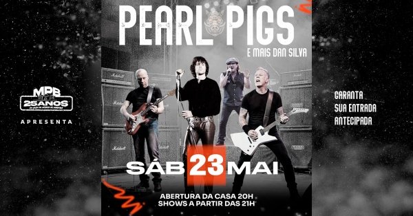 Imagem do evento PEARL PIGS + Dan Silva