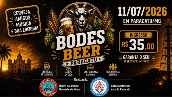 Imagem do evento Bodes Beer Paracatu