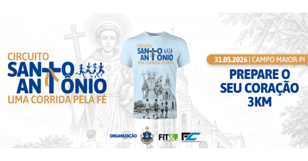 Imagem do evento CIRCUITO SANTO ANTÔNIO - UMA CORRIDA PELA FÉ 2026