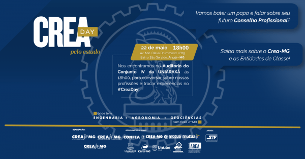 Imagem do evento CREA DAY - Araxá