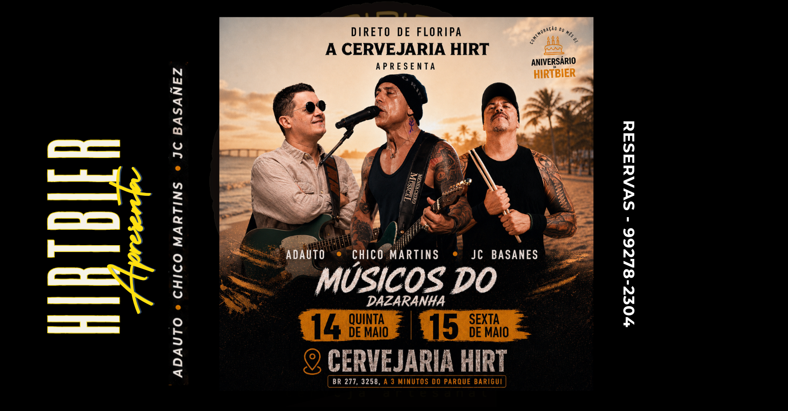 MÚSICOS DO DAZARANHA NA CERVEJARIA HIRT