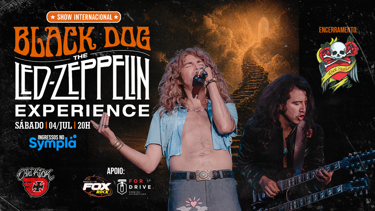 SHOW INTERNACIONAL BANDA BLACK DOG - LED ZEPPELIN EXPERIENCE em