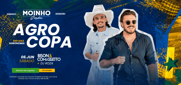 Imagem do evento MOINHO GARDEN - BISON E COMASETTO