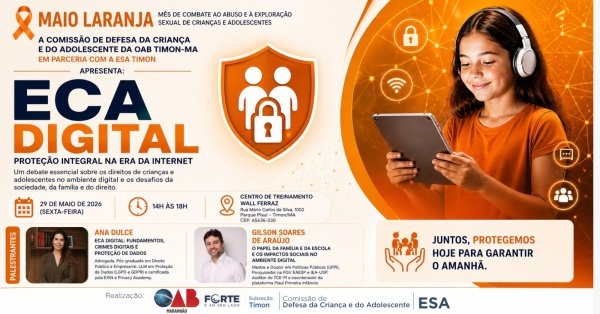 Imagem do evento ECA DIGITAL: PROTEÇÃO INTEGRAL NA ERA DA INTERNET