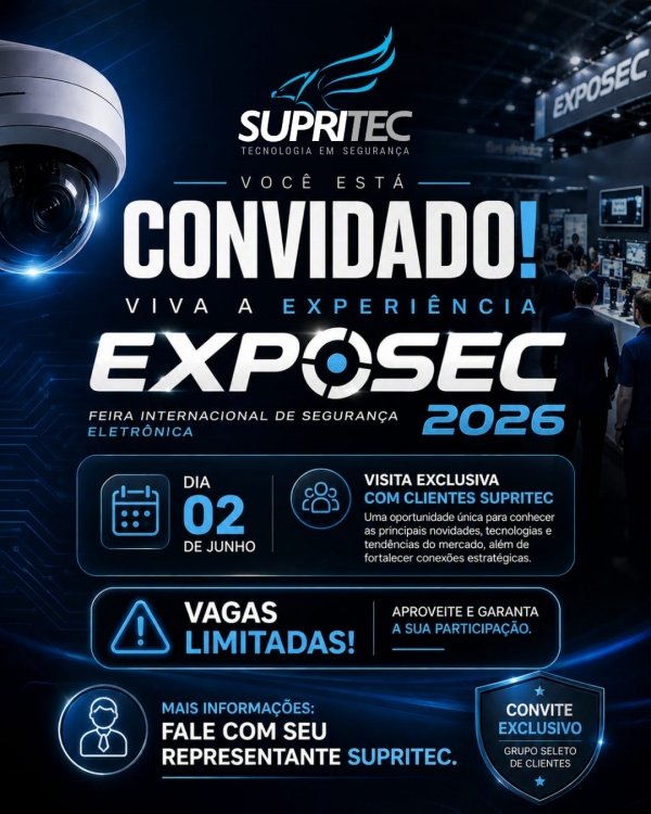 Imagem do evento Convite Exclusivo | EXPOSEC 2026