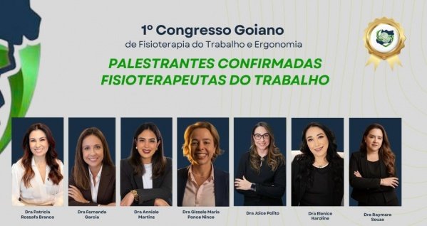 Imagem do evento I CONGRESSO GOIANO DE FISIOTERAPIA DO TRABALHO E ERGONOMIA