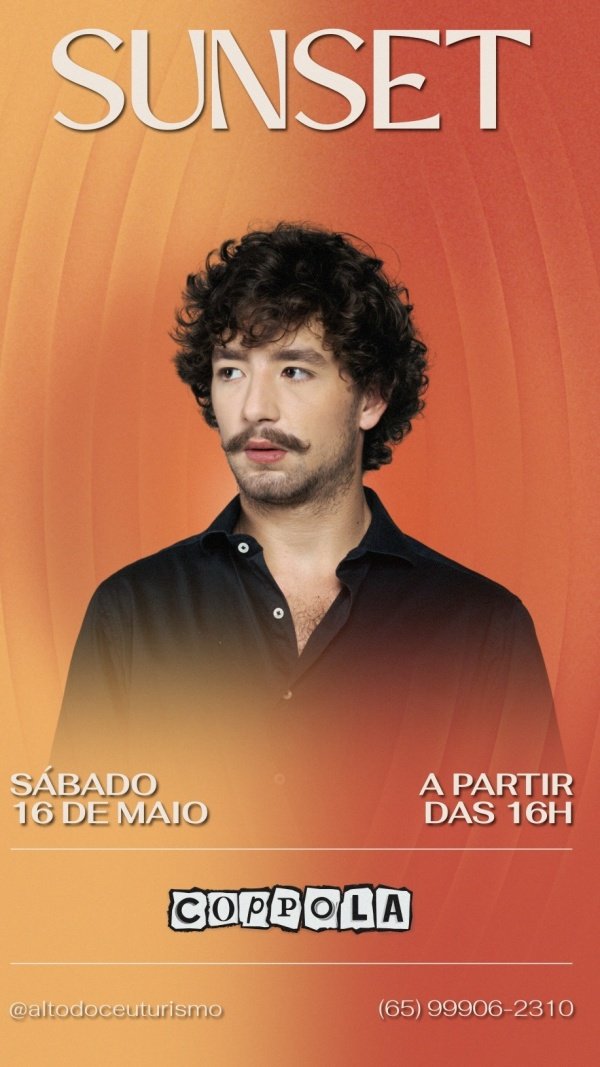 Imagem do evento SUNSET COM COPPOLA