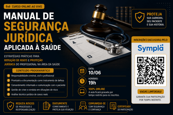 Imagem do evento Manual Prático de Segurança Jurídica aplicada à Saúde