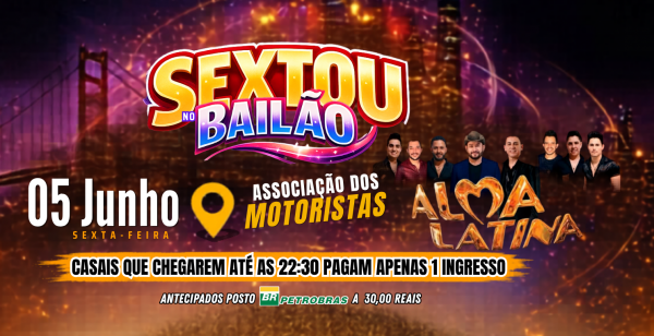 Imagem do evento SEXTOU NO BAILÃO
