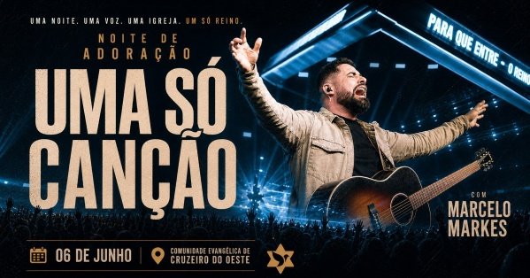 Imagem do evento Noite de adoração com Marcelo Markes